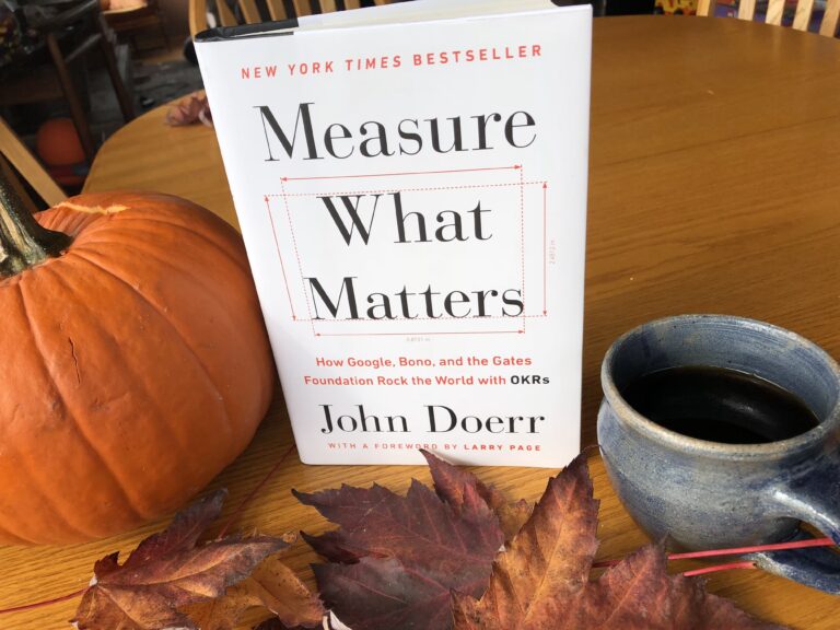 Measure What Matters book review Laura Close Consulting Career Counseling, Performance Coaching, Women in Tech